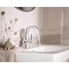 Moen Doux Matte Black Motionsense Wave Touchless Single Handle Bathroom Sink Faucet, S6910EWBL(Chrome)