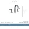 Moen Doux Matte Black Two-Handle 8-Inch Widespread Lever Handle Bathroom Faucet Trim Kit, Valve Required, TS6925BL((Pack of 3))