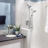 Moen Eco-Performance Chrome Four-Function Removable Handheld Showerhead with 69-Inch-Long Hose and Wall-Mounted Slide Bar, 3667EP(Chrome)