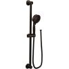 Moen Eco-Performance Chrome Four-Function Removable Handheld Showerhead with 69-Inch-Long Hose and Wall-Mounted Slide Bar, 3667EP(Oil Rubbed Bronze)