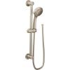 Moen Eco-Performance Oil-Rubbed Bronze 4-Spray Pattern Detachable Handheld Showerhead with 69-Inch-Long Hose with 30-Inch Slide Bar, 3669EPORB(Brushed Nickel)