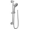Moen Eco-Performance Oil-Rubbed Bronze 4-Spray Pattern Detachable Handheld Showerhead with 69-Inch-Long Hose with 30-Inch Slide Bar, 3669EPORB(Chrome)