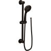 Moen Eco-Performance Oil-Rubbed Bronze 4-Spray Pattern Detachable Handheld Showerhead with 69-Inch-Long Hose with 30-Inch Slide Bar, 3669EPORB(Oil Rubbed Bronze)