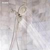 Moen Engage Chrome Magnetix 2-in-1 Combo Rain Showerhead with Detachable Handheld Shower Spray, Featuring Magnetic Docking System, 26009(Spot Resist Brushed Nickel)