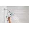 Moen Engage Magnetix Six-Function 5.5-Inch Handheld Showerhead with Magnetic Docking System, Brushed Gold, 3662EPBG(Chrome)