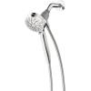 Moen Engage Magnetix Spot Resist Brushed Nickel 3.5-Inch Six-Function Detachable Handheld Showerhead with Magnetic Docking System, 26100SRN(Chrome)