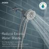 Moen Engage Magnetix Spot Resist Brushed Nickel 3.5-Inch Six-Function Detachable Handheld Showerhead with Magnetic Docking System, 26100SRN(Spot Resist Brushed Nickel)
