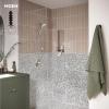 Moen Engage Spot Resist Brushed Nickel Six-Function 5.5-Inch Removable Handheld Showerhead with Magnetic Docking System, 26112SRN(Spot Resist Brushed Nickel)