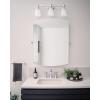 Moen Flara Chrome Modern Square 28″ W x 37.75″ H, Tilting Wall Mount Bathroom Mirror, YB0392CH(Chrome)