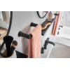 Moen Genta LX Modern Single Kitchen or Bathroom Towel Bar, 24-Inch, Brushed Nickel, BH3824BN(Matte Black)
