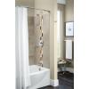 Moen Genta LX Pressure Balancing Eco-Performance Modern Shower Trim with Showerhead and Lever Handle, Posi-Temp Valve Required, Chrome, T2472EP(Chrome)