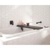 Moen Genta LX Single Handle Wall Mount Tub Filler, Contemporary High Flow Tub Faucet with 10-Inch Spout Reach, Brushed Nickel, WT901BN(Brushed Nickel)