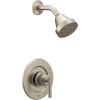 Moen Gibson Chrome Posi-Temp Pressure Balancing Eco-Performance Modern Shower Trim, Valve Required, T2902EP(Brushed Nickel)