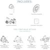 Moen Gibson Chrome Posi-Temp Pressure-Balancing Modern Valve Handle Only Trim, Valve Required, T2901(Brushed Nickel)