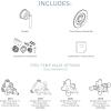 Moen Gibson Chrome Posi-Temp Pressure-Balancing Modern Valve Handle Only Trim, Valve Required, T2901(Matte Black)