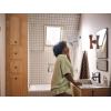 Moen Gibson Posi-Temp Pressure Balancing Modern Shower Trim with 8-Inch Eco-Performance Rainshower Head, Valve Required, Matte Black, T3002EPBL(Matte Black)