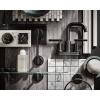 Moen Gibson Two-Handle Centerset High Arc Modern Bathroom Faucet with Drain Assembly, Matte Black, 6150BL(Matte Black)