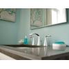 Moen Glyde Chrome Two-Handle High Arc Widespread Bathroom Sink Faucet for 3-Hole Setups with Valve Included, TV6173(Brushed Nickel)