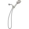 Moen Hydro Energetix High Pressure Shower Head with Handheld Sprayer, 8 Handheld Shower Head Spray Settings, Spot Resist Brushed Nickel Finish, 200H0SRN(Spot Resist Brushed Nickel)