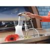 Moen Integra Chrome One-Handle Pullout Kitchen or Laundry Faucet Featuring Power Clean, 67315C(Stainless)
