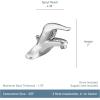 Moen L4625 Chateau One-Handle Low Arc Bathroom Faucet, Chrome(0.375)