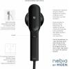 Moen N207H0BL Spa Shower Handheld, Matte Black, 1 Setting, 1.5 GPM, 59″ Hose, Easy Install(Matte Black)