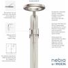 Moen N214R0SRN Spa Shower Rainshower, Spot Resist Brushed Nickel(Spot Resist Brushed Nickel)