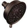 Moen Oil Rubbed Bronze Four Function 4.38-Inch Diameter Wallmount Showerhead, 3638ORB(Oil Rubbed Bronze)