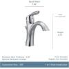 Moen Oil-Rubbed Bronze Single Hole Bathroom Sink Faucet Trim Kit with Deck Plate and Water Drain, Ideal for Bath Vanity Sinks, 6400ORB(Oil Rubbed Bronze)
