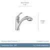 Moen Renzo Matte Black One-Handle Pullout Kitchen or Laundry Faucet Featuring Power Clean, CA87316BL