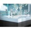 Moen Rizon Matte Black One-Handle Modern Bathroom Faucet with Drain Assembly, 6900BL(Chrome)
