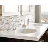 Moen Rizon Matte Black Two-Handle Widespread Bathroom Faucet, Valve Required, T6920BL(Chrome)