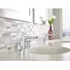 Moen Rizon Matte Black Two-Handle Widespread Bathroom Faucet, Valve Required, T6920BL(Chrome)