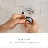 Moen S112EP 10-Inch Single Function Eco-Performance Rainshower Showerhead with Immersion Rainshower Technology, Chrome(Oil Rubbed Bronze)