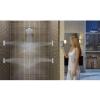 Moen S6310WR ExactTemp 7″ Single Function Rainshower Showerhead with Immersion Technology at 2.5 GPM Flow Rate, Wrought Iron(Chrome)