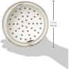 Moen S6310WR ExactTemp 7″ Single Function Rainshower Showerhead with Immersion Technology at 2.5 GPM Flow Rate, Wrought Iron(Polished Nickel)