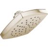 Moen S6365BL Voss 6″ Single-Function Rainshower Showerhead with Immersion Technology, Matte Black(Polished Nickel)