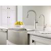 Moen S72608SRS Etch One-Handle High Arc Pulldown Kitchen Faucet with Power Clean, Chrome(Chrome)