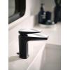 Moen S8000 Via One-Handle Modern Bathroom Faucet, Matte Black and Chrome(Matte Black/Chrome)
