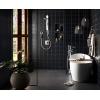 Moen S931 Flara One-Handle Freestanding Floor Mount Tub Filler with Handshower, Chrome(Chrome)