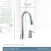 Moen Sleek Spot Resist Stainless One-Handle High Arc Kitchen Faucet with In-Deck Handle for 2-Hole Sink Setups, 7871SRS(Spot Resist Stainless)