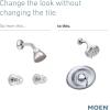 Moen T2138EPBN Eva Posi-Temp Eco-Performance Shower Trim Kit, Valve Required, Brushed Nickel(Brushed Nickel)