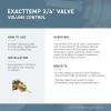 Moen T4292BL Align Volume Control Valve Trim Kit, Valve Required, Matte Black(Matte Black)