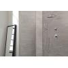 Moen TS22002BL Arris Posi-Temp Pressure Balancing Modern Shower Trim Kit with 10-Inch Rainshower, Valve Required, Matte Black(Chrome)