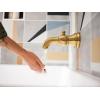 Moen TS32104EPBN Weymouth Posi-Temp Tub and Shower Trim Kit, Valve Required, including 9-Inch 2-Spray Eco-Performance Rainshower, Brushed Gold(Brushed Gold)