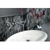 Moen TS43003 Arris Two-Handle Wall Mount Bathroom Faucet Trim, Valve Required, Chrome(Chrome)