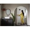Moen TS44105BL Colinet Traditional Cross Handle Wall Mount Bathroom Faucet Trim, Valve Required, Matte Black(Matte Black)