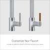 Moen Tenon Chrome One Handle Modern Bar Pulldown Faucet, S64001