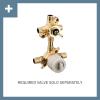 Moen UT3322BLBelfield M-CORE 3-Series 2-Handle Shower Trim with Integrated Transfer Valve, Valve Required(Chrome)