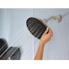 Moen Verso Chrome Adjustable 9″ Diameter Eco-Performance 1.75gpm Spray Head Rainshower, 220R3EP(Brushed Nickel)